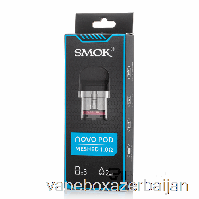 Vape Smoke SMOK NOVO Replacement Pod Cartridges 1.0ohm NOVO MESH Pods